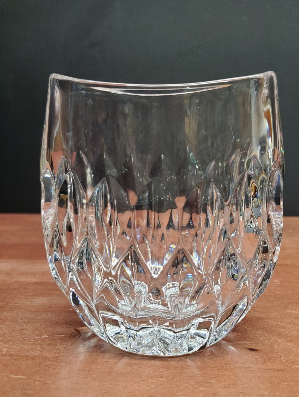 Vintage Gorham Althea Crystal Glass Pocket Vase West Germany